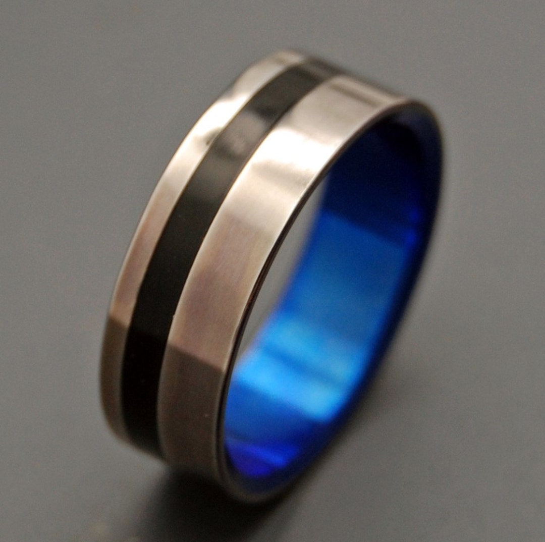 Titanium Wedding Ring Wedding Ring Titaniun Rings Mens - Etsy