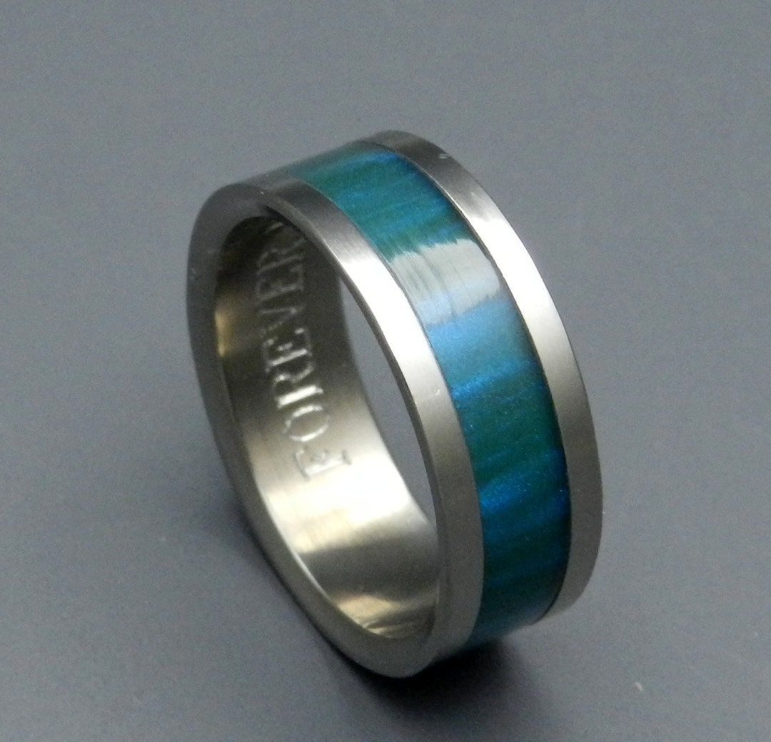 Wedding Rings Titanium Jewelry Titanium Wedding Rings Mens - Etsy