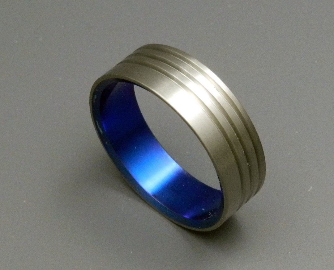 Titanium Wedding Ring Wedding Ring Titaniun Rings Mens - Etsy