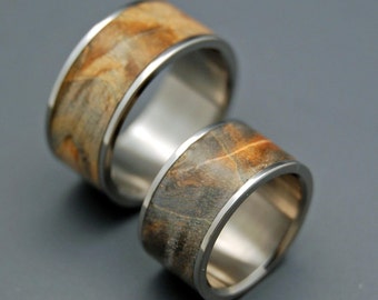 wedding rings, titanium rings, wood rings, mens rings, Titanium Wedding Bands, Eco-Friendly Rings, Wedding Rings - ACROSS THE UNIVERSE