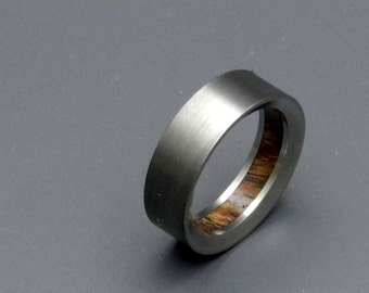 wedding rings, titanium rings, wood rings, mens rings, Titanium Wedding Bands, Eco-Friendly Rings, Wedding Rings - HUMBLE MAJESTY KOA