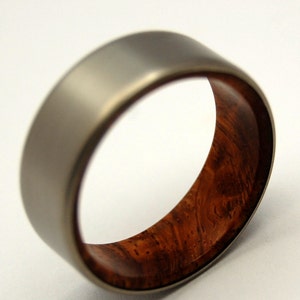 wedding rings, titanium rings, wood rings, mens rings, Titanium Wedding Bands, Eco-Friendly Rings, Wedding Rings - SANCTUM