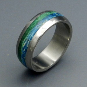 Wooden Wedding Rings, titanium ring, titanium wedding rings, Eco-friendly rings, mens ring, womens rings, wood rings - BLISS