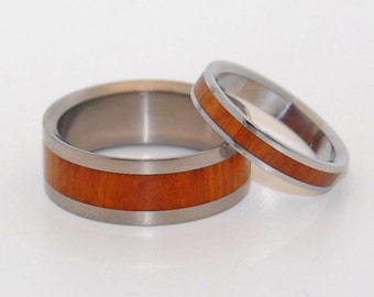 wedding rings, titanium rings, wood rings, mens rings, Titanium Wedding Bands, Eco-Friendly Wedding Rings, Wedding Rings - AURI BLISS