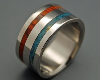 wedding ring, titanium rings, wood rings, titanium wedding ring, men’s ring, women’s ring - TWO KINGS UNITE