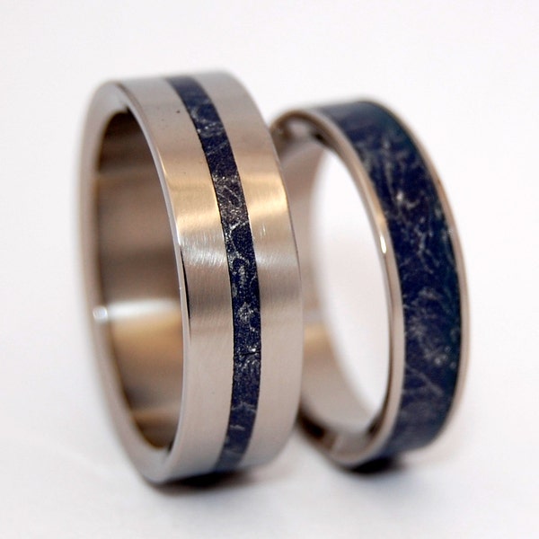 wedding rings, titanium rings, wood rings, mens rings, Titanium Wedding Bands, Eco-Friendly Wedding Rings - A LITTLE of you in ME