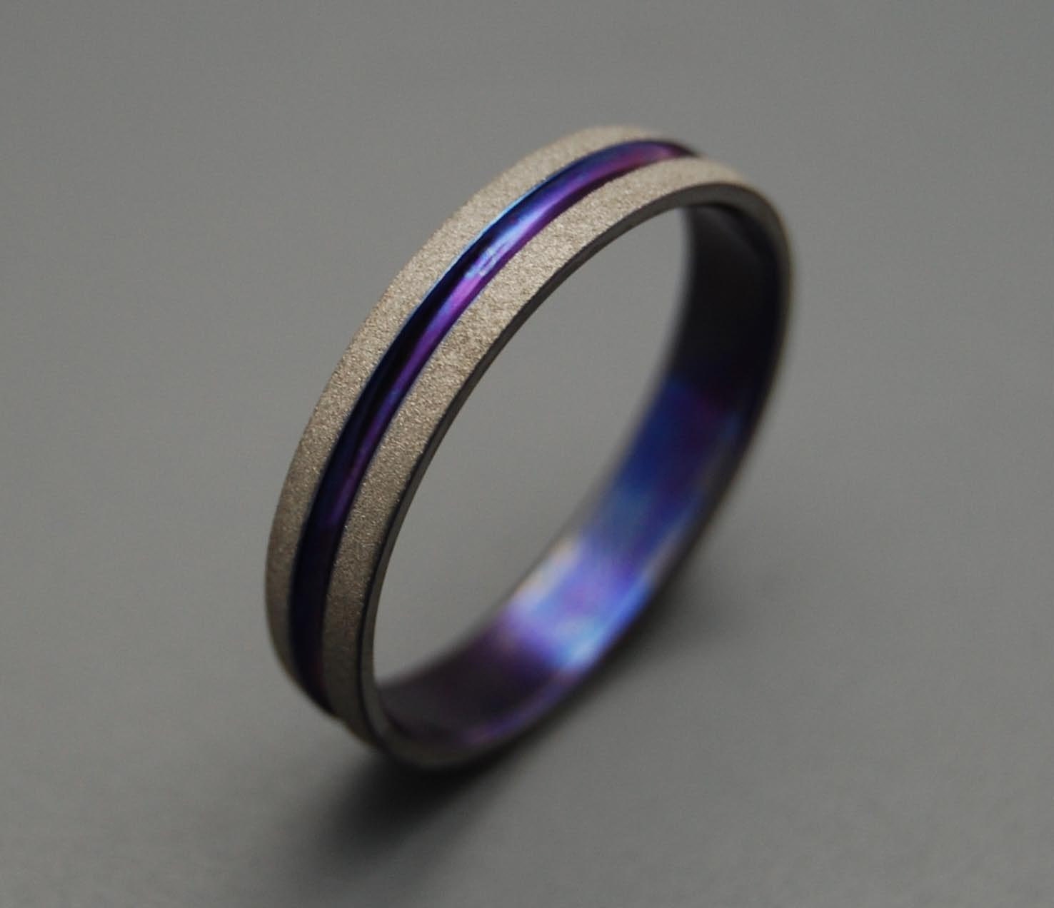 Purple titanium best sale ring