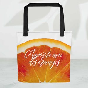 Tote bag &quot;Bring me oranges&quot;