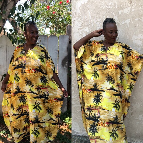 Plus Size Kaftan / Hawaiian Kaftan / Island Style