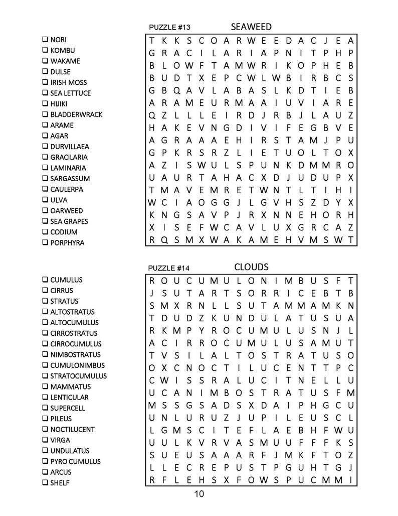 50 Large Print Word Search Puzzles With Solutions (PDF Download) - Etsy