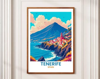 Tenerife Spain Travel Print: Scenic Destination Wall Art (Digital Download