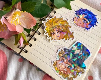 Pegatinas de vinilo de JoJo's Parte 1