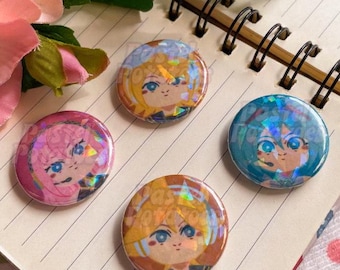 Vocaloid 32mm Button Pins