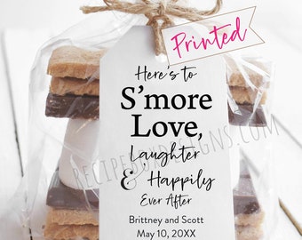 Love, Laughter Happily Ever After, Smore Kits, Pack of 40 | DIY or Tags |  Kits include Twine, Twisty Ties, Bags and Tags | No Food