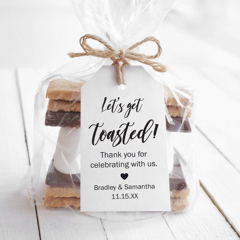 S'mores Party Favor Kits Let's Get Toasted Celebrate Etsy