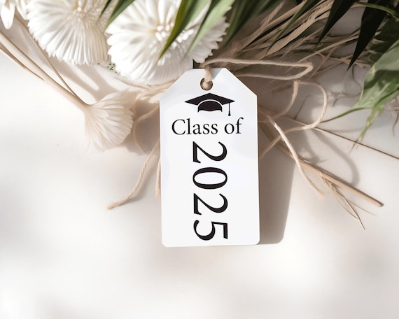 Graduation Favor Tags 2025, Printable Graduate 2025, Graduation Party Favor Tags, 2x3.5, Instant Download