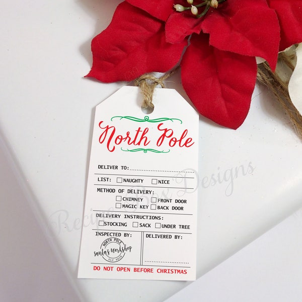 Naughty or Nice Tags - Etsy