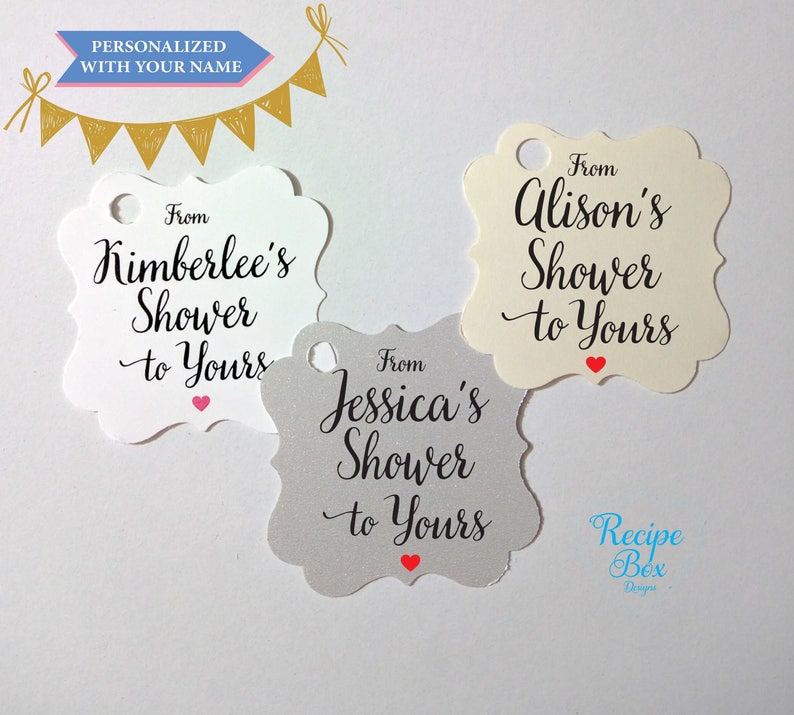 from my shower to yours tag