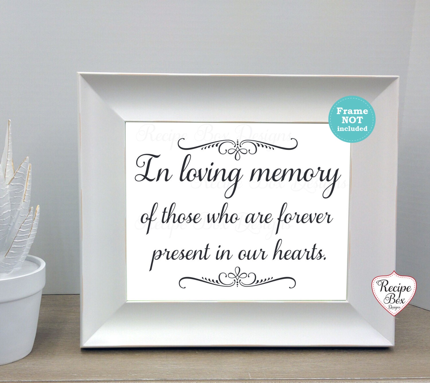 Memorial Table Sign In Loving of those who are forever Etsy