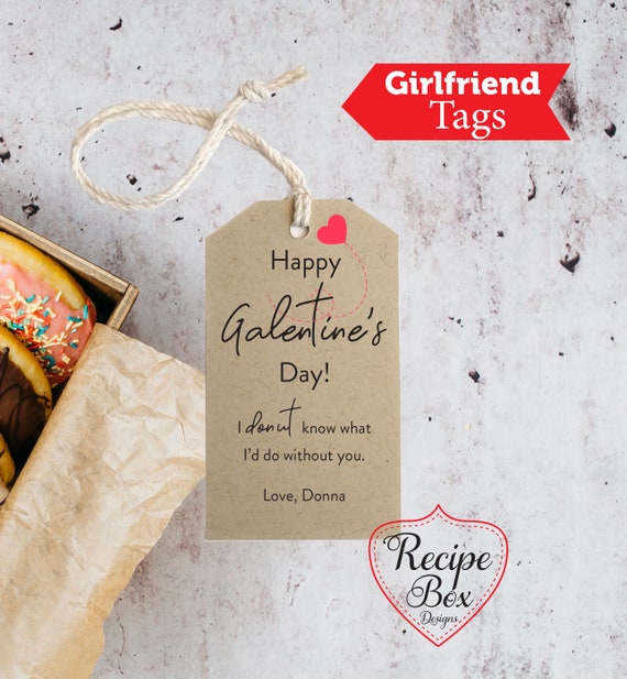 Happy Galentine's Day. A Valentine's Day Gift Tag for your Girlfriends, Thank you tags, Product Tag, Personalized favor tags, Tags Only