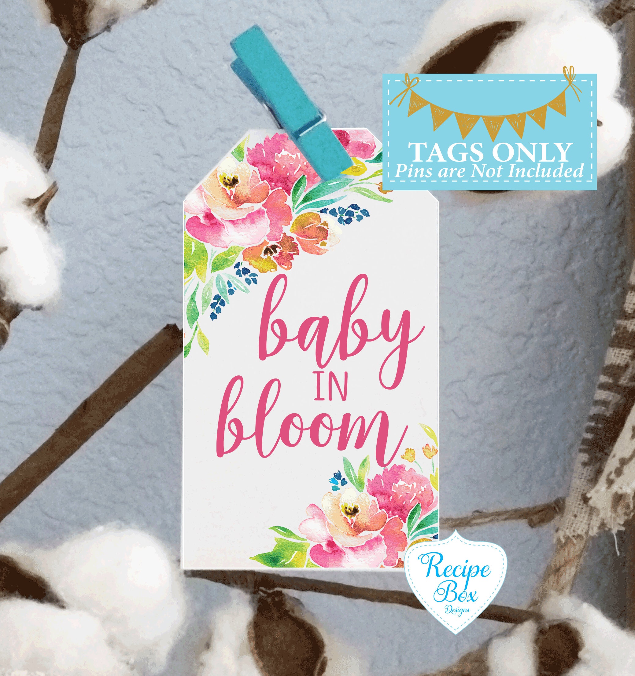 Baby In Bloom Plant Favor Tags Seed Packet Tags Plant Tag Baby Il Fullxfull Baby In Bloom Plant Favor Tags Seed