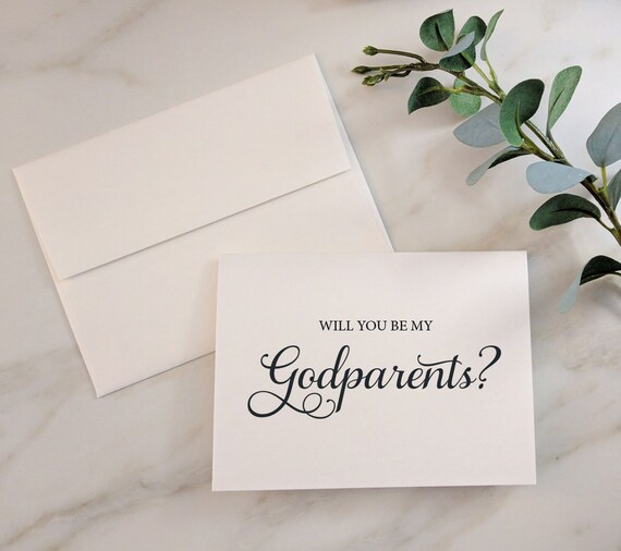 Will you be my Godparents, Proposal Custom Gift Card Godparents, Will you be my Godparents, Will you be my Godparents Card