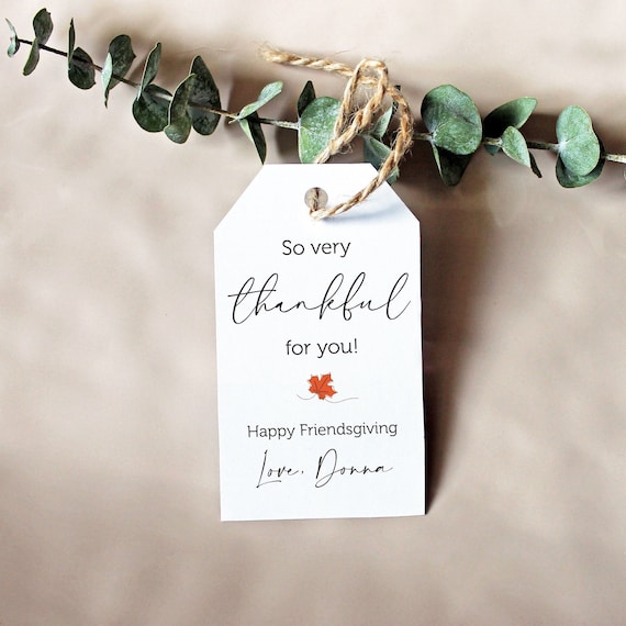 Friendsgiving Favor Tags - Thanksgiving Favor Tags - So Very Thankful Holiday Favor Tags, Thanksgiving Favor Tags, Pumpkin Favor Tags