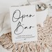 Open Bar Wedding Sign, Printable Signs, Instant Download, Modern ...