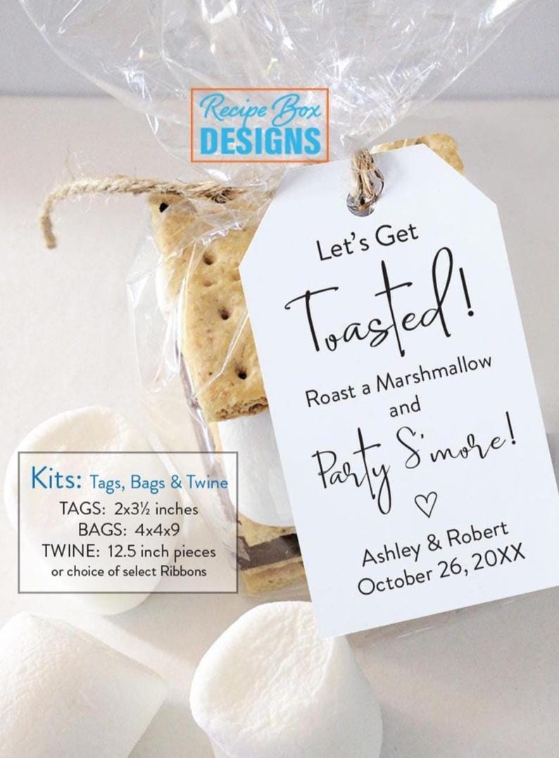Personalized S'mores Favor Kit