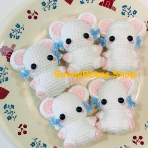 Crochet Hamster Plushie: Handmade Amigurumi Kawaii Gift image 5