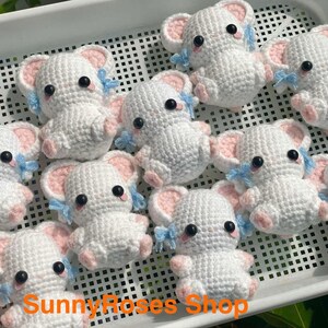 Crochet Hamster Plushie: Handmade Amigurumi Kawaii Gift image 6