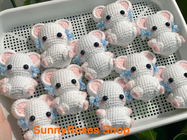 Crochet Hamster Plushie: Handmade Amigurumi Kawaii Gift image 6