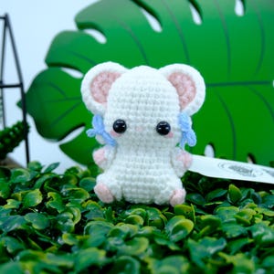 Crochet Hamster Plushie: Handmade Amigurumi Kawaii Gift image 2