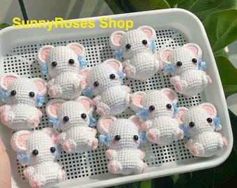 Crochet Hamster Plushie: Handmade Amigurumi Kawaii Gift