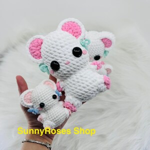 Crochet Hamster Plushie: Handmade Amigurumi Kawaii Gift image 3