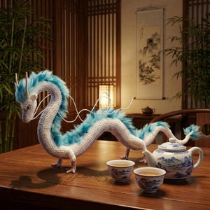 China Dragon Crochet Pattern | Amigurumi Zaku the Dragon | DIY Crochet Toy | Instant PDF Digital Download