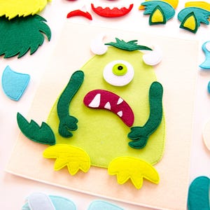 Felt Play Monster Creator, speelgoedset voor peuters