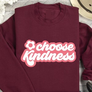 Teacher Sweatshirt, Choose Kindness Sweatshirt Gift For Teacher, Daisy Sweatshirt, Back To School Sweatshirt, Teacher Gift, Be Kind Sweater