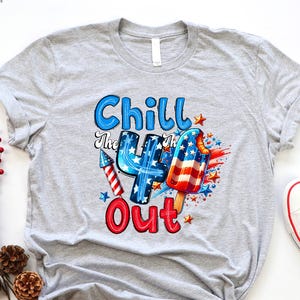 Chill The Fourth Out Shirt, 4th Of July Shirt, Independence Day Shirt, 4th July Ice Cream Shirt, Cute 4th of July Shirt, Fourth of July Tees