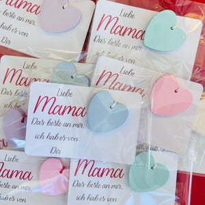 Geschenk zum Muttertag / Geschenk zu Mamas Geburtstag / Für Mama - Schutzengel - Glückskarte