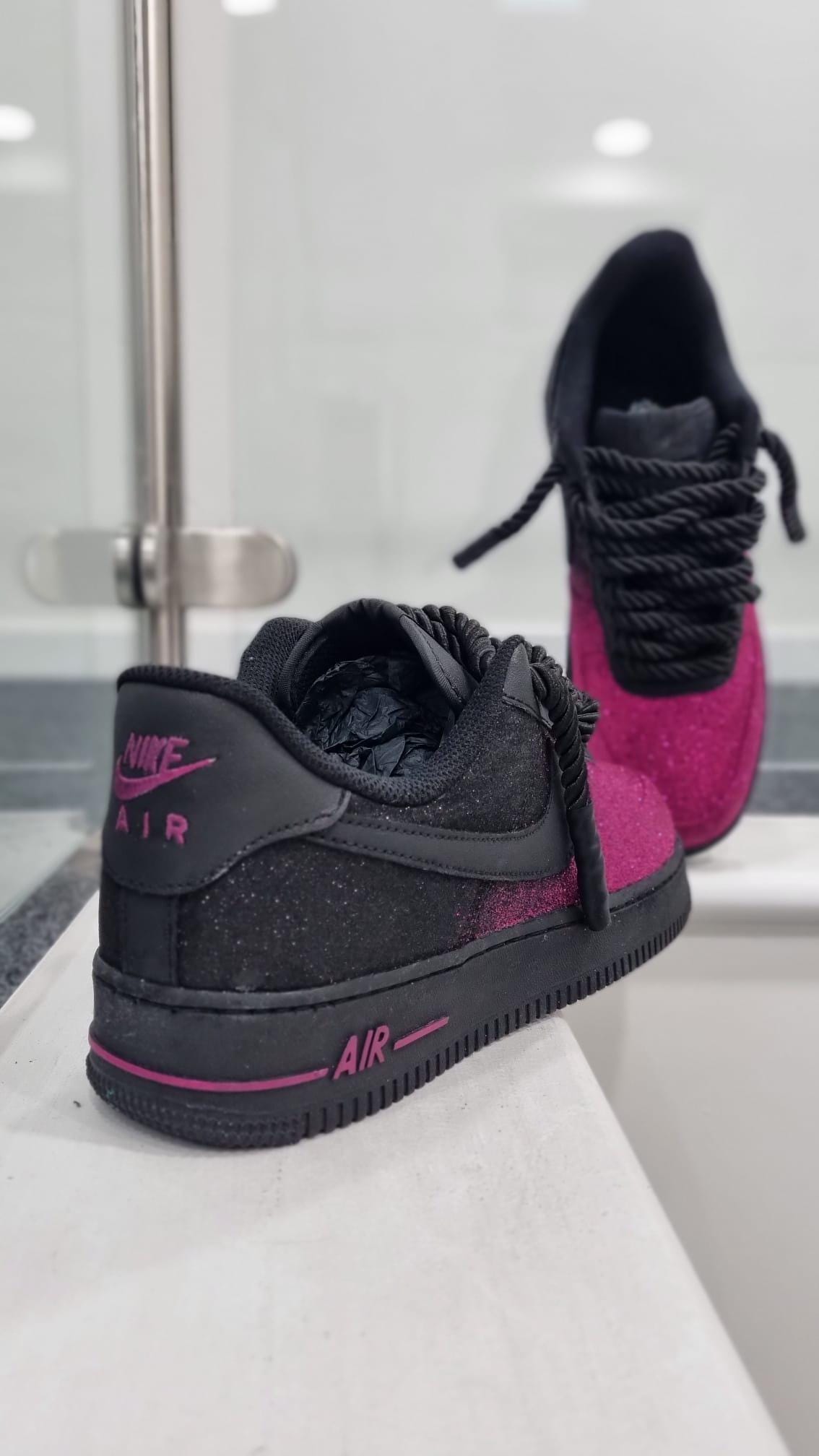glitter air force 1s