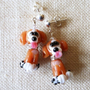 Beagle Earrings