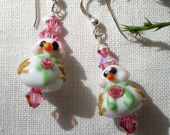 Snowman Earrings