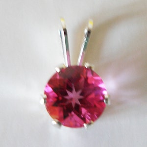Pink Topaz Pendant