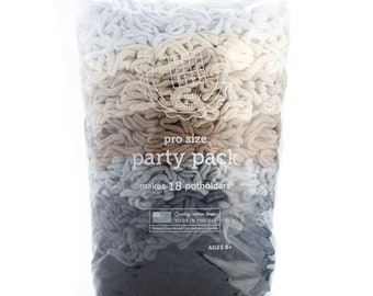 Party Pack by Friendly Loom ™  Neutral Colors PRO®  Size Bulk Pack Makes 18 Potholders