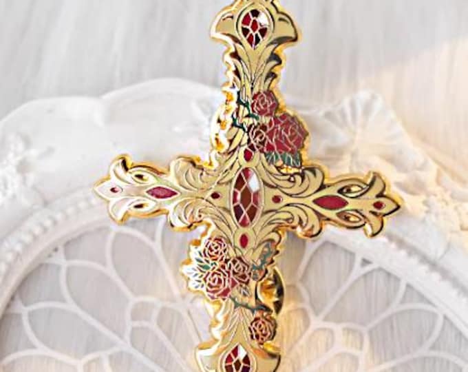 Featured listing image: Celestial Enamel Pin Collection – Gothic, Mythical, Stained Glass-Inspired Fantasy Pins | Gold Hard Enamel Pins