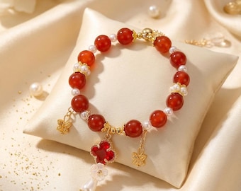 Red Agate Bracelet