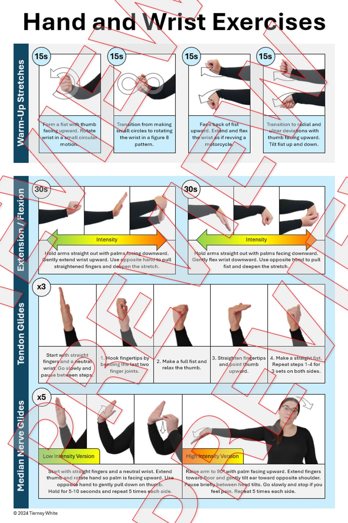 Hand and Wrist Exercises PDF File for 11