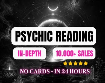 Psychic Reading, No Cards Future Insights, Same Day, Medium Reading, Spiritual Guidance