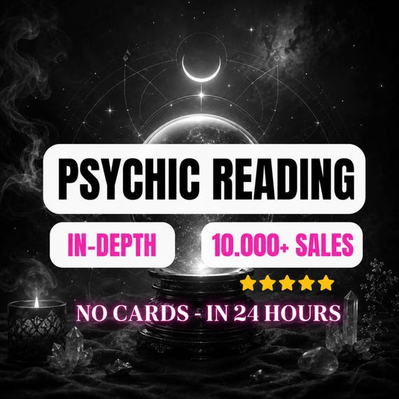 Psychic Reading, No Cards Future Insights, Same Day, Medium Reading, Spiritual Guidance
